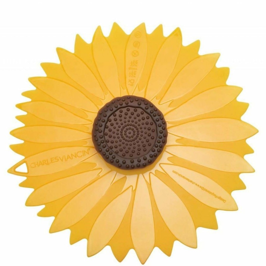 Cookware Lids & Accessories * | Charles Viancin Silicone Lid | 8 Sunflower