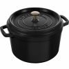 Dutch Ovens & Braisers * | Staub 5 Qt Tall Cocotte | Black