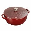 Dutch Ovens & Braisers * | Staub 3.75 Qt Essential French Oven With Lilly Lid | Grenadine