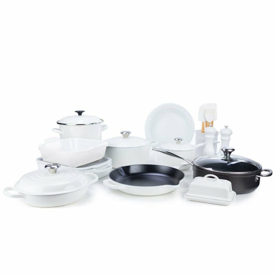 Cookware Sets * | Le Creuset Collector'S 23-Piece Set | White