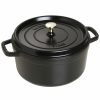 Dutch Ovens & Braisers * | Staub 5.5 Qt. Round Cocotte/Dutch Oven | Matte Black