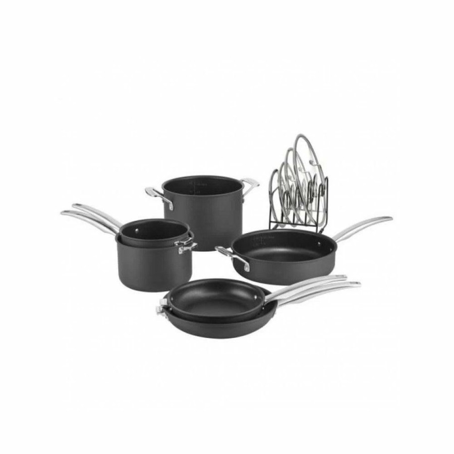 Cookware Sets * | Cuisinart Smartnest Hard Anodized Cookware Set | 11-Piece