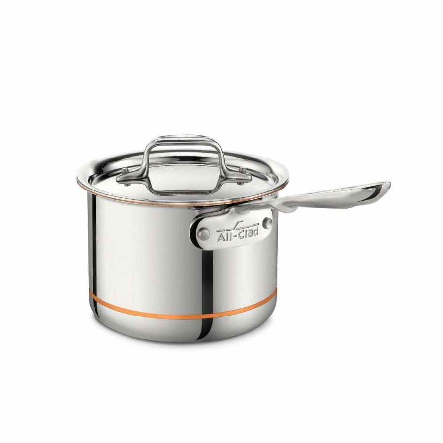 Saucepans & Sauciers * | All-Clad Copper Core 5-Ply Bonded Stainless Steel Saucepan | 2 Qt.