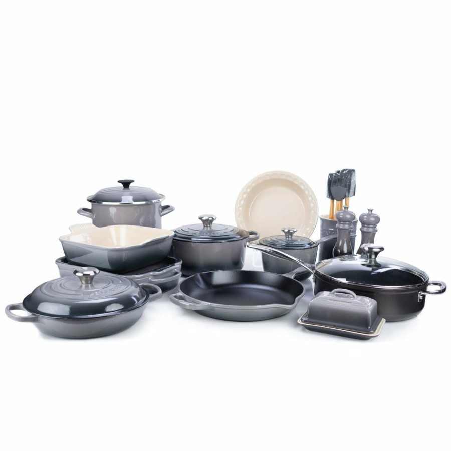 Cookware Sets * | Le Creuset Collector'S 23-Piece Set | Oyster