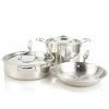 Cookware Sets * | Heritage Steel Cookware Stainless Steel Cookware Set | 5-Piece