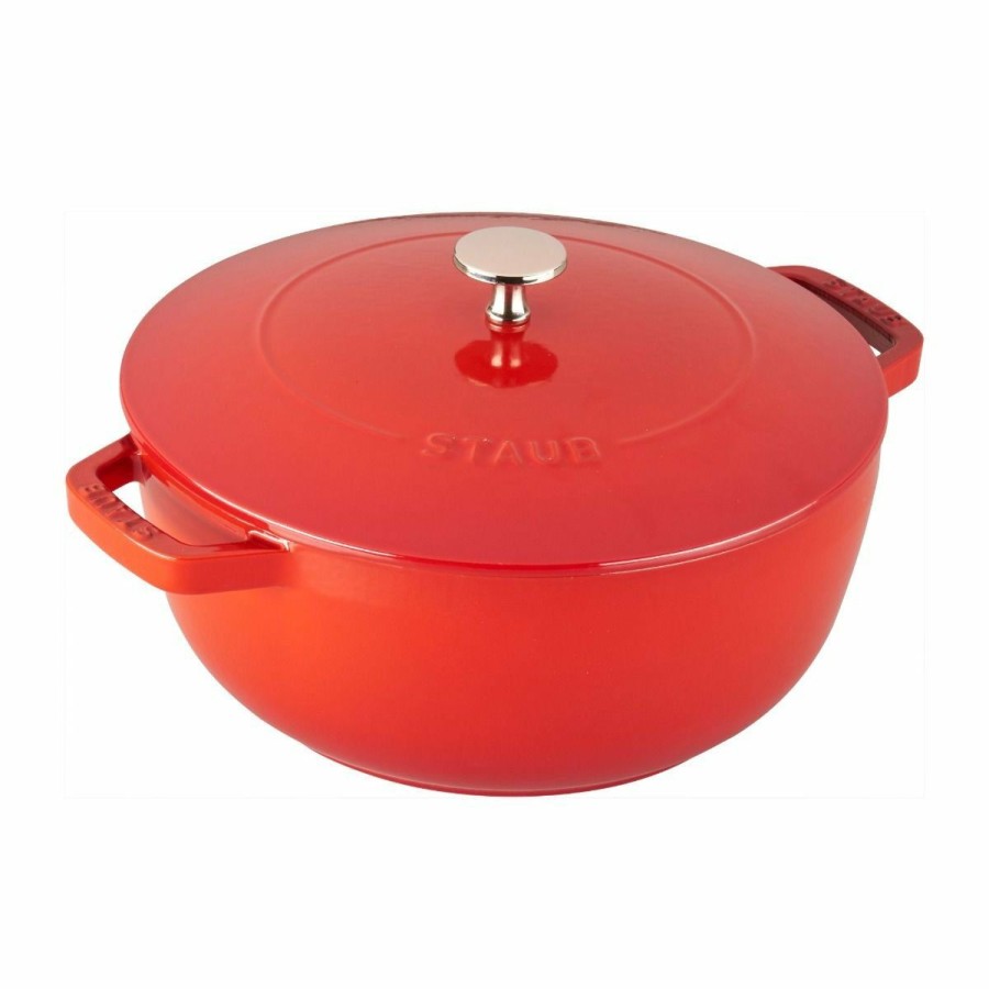 Dutch Ovens & Braisers * | Staub 3.75 Qt. Essential French Oven | Cherry Red