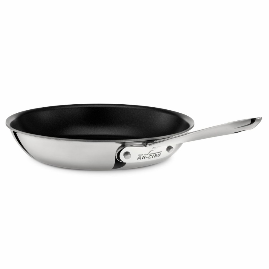 Skillets & Fry Pans * | All-Clad D3 Stainless Steel Nonstick Fry Pan | 10