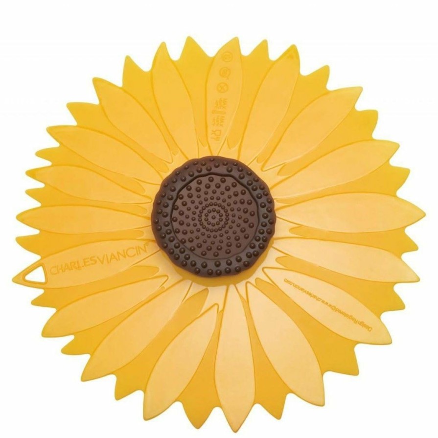 Cookware Lids & Accessories * | Charles Viancin Silicone Lid | 6 Sunflower