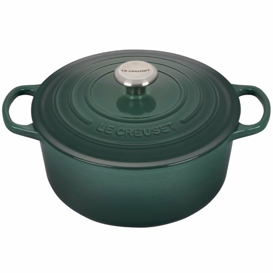 Dutch Ovens & Braisers * | Le Creuset 5.5 Qt. Round Signature Dutch Oven With Stainless Steel Knob | Artichaut