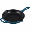 Skillets & Fry Pans * | Le Creuset 9 Signature Enameled Cast Iron Skillet | Deep Teal