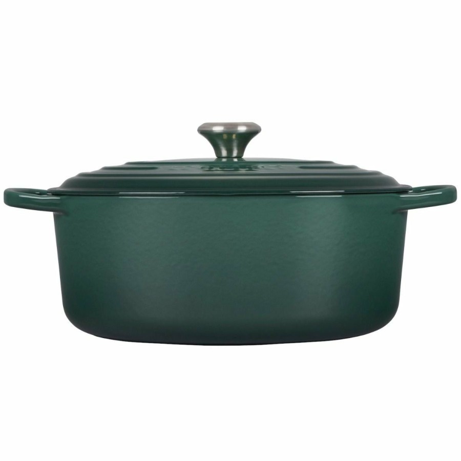 Dutch Ovens & Braisers * | Le Creuset 6.75 Qt. Oval Signature Dutch Oven With Stainless Steel Knob | Artichaut