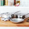 Cookware Sets * | Heritage Steel Cookware Stainless Steel Essentials Cookware Set | 5-Piece