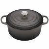 Dutch Ovens & Braisers * | Le Creuset 5.5 Qt. Round Signature Dutch Oven With Stainless Steel Knob | Oyster Grey