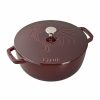 Dutch Ovens & Braisers * | Staub 3.75 Qt. Essential French Oven With Rooster Lid | Grenadine