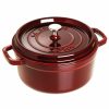 Dutch Ovens & Braisers * | Staub 9 Qt. Round Cocotte/Dutch Oven | Grenadine